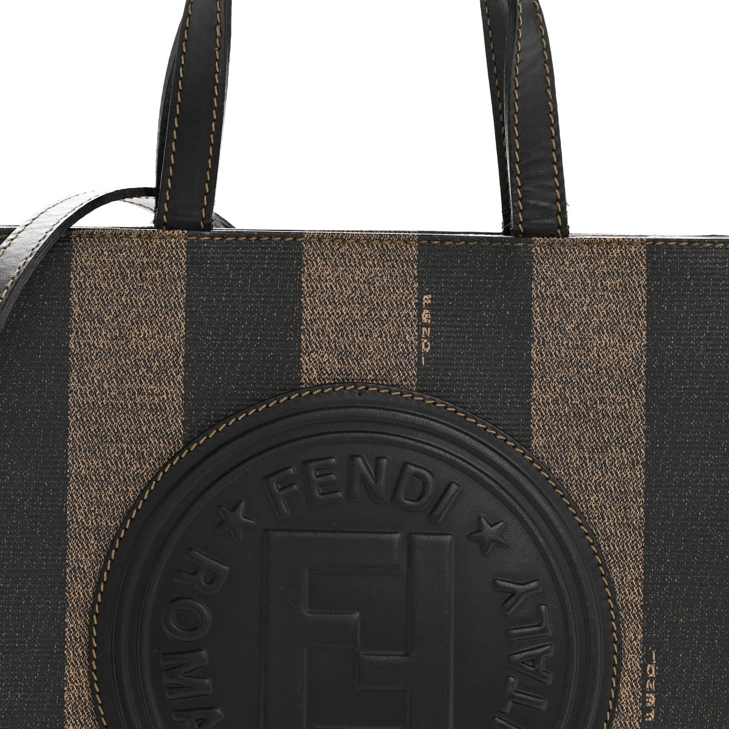 Pequin Spalmati Backpack Tote Tobacco Black