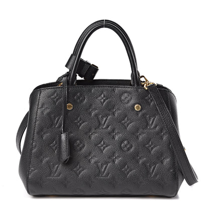 Louis Vuitton Empreinte Montaigne BB Black 1 of 9