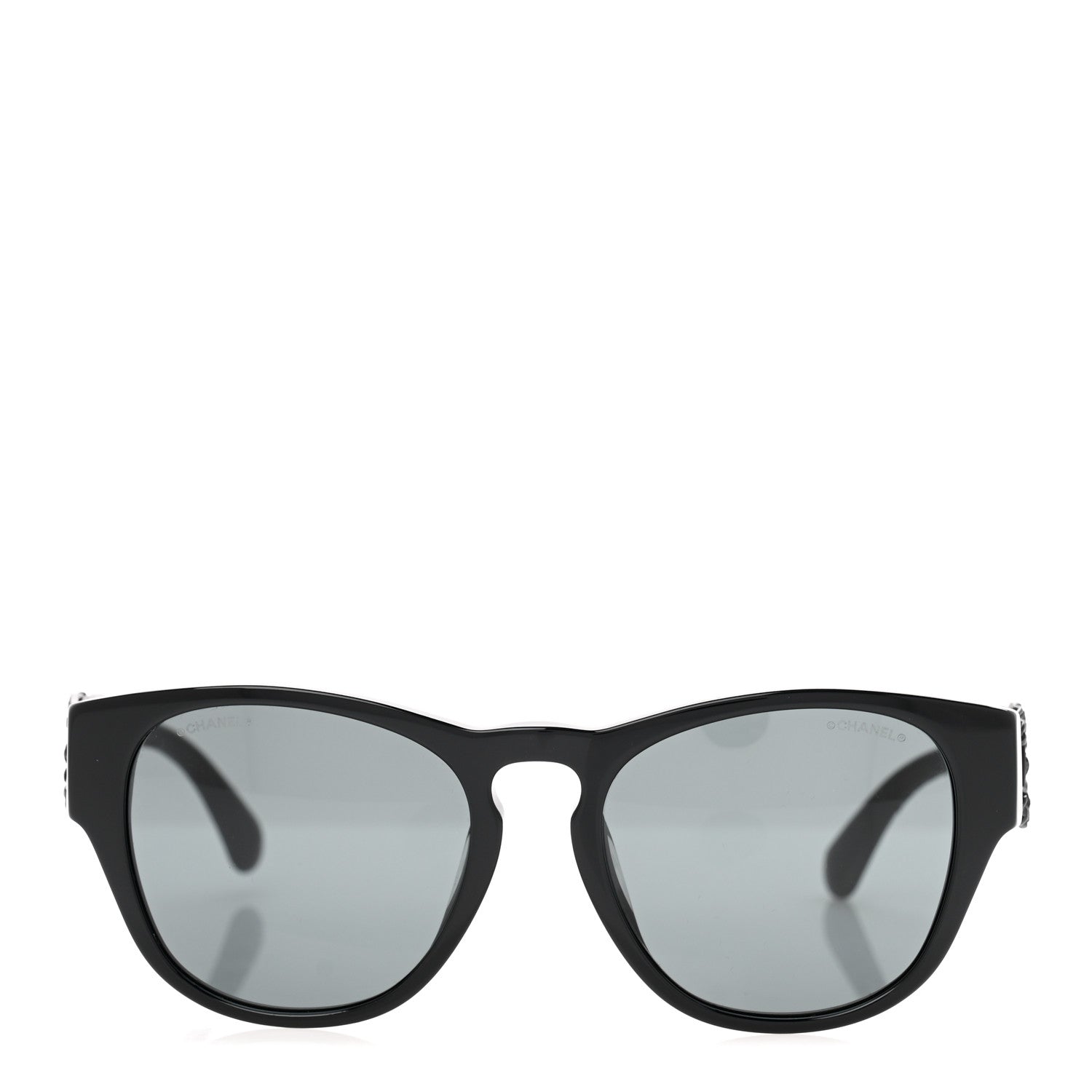 Chanel Crystal Lambskin CC Sunglasses 5455-Q-A Black 2 of 10