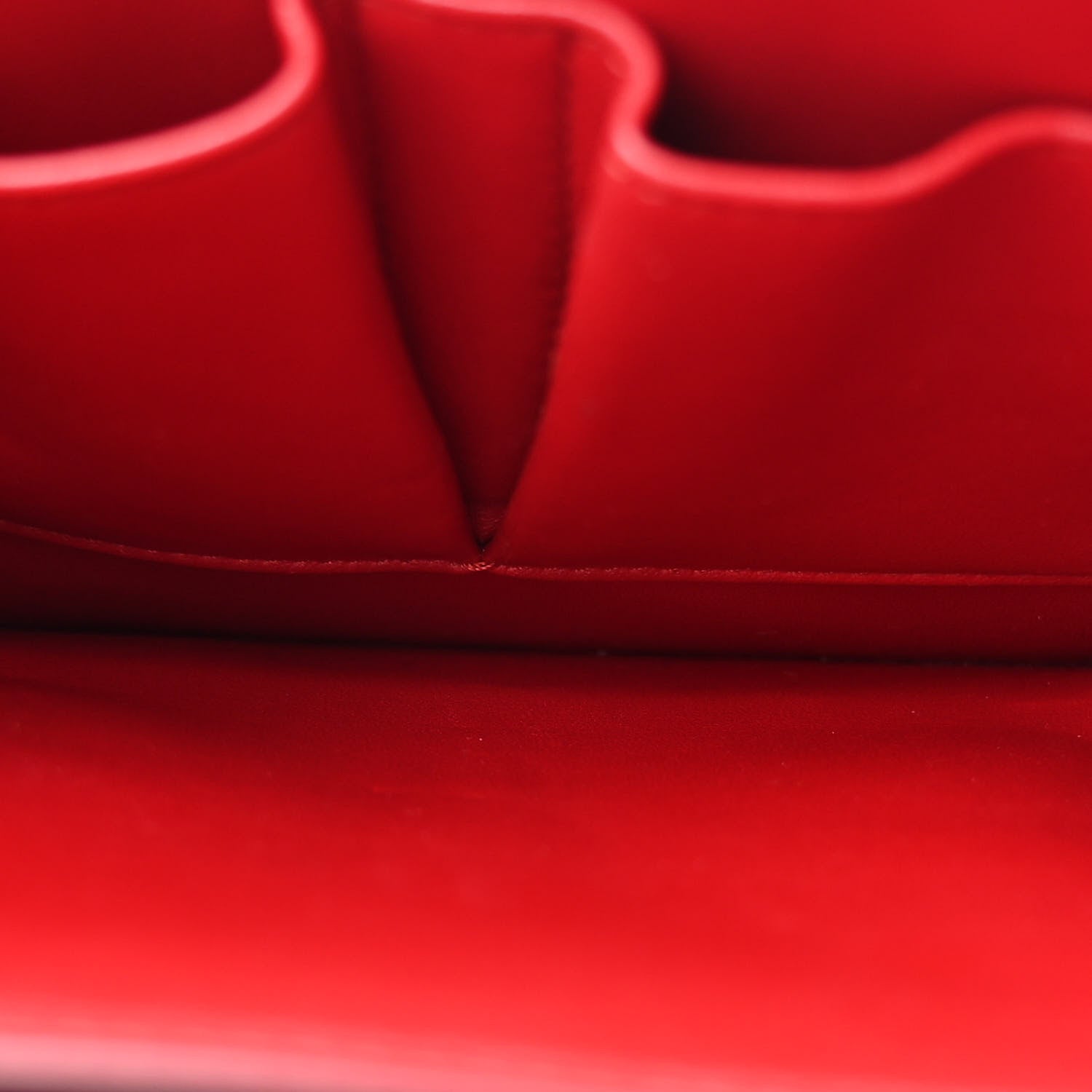 Celine Smooth Calfskin Medium Classic Box Flap Bag Red 5 of 12