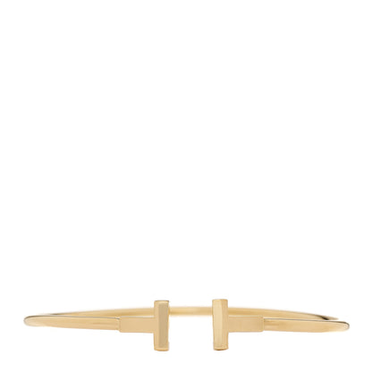 Tiffany 18K Yellow Gold T Wire Bracelet 1 of 5