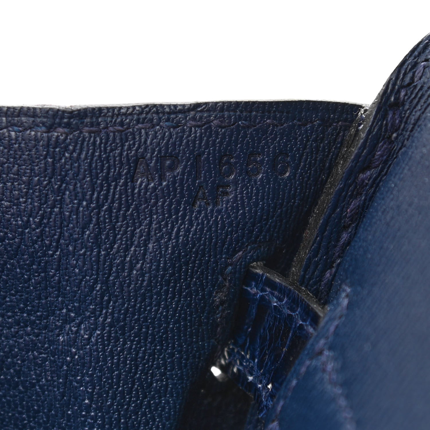Hermes Shiny Niloticus Crocodile Birkin 25 Bleu Saphir 7 of 12