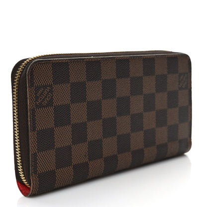 Louis Vuitton Damier Ebene 2020 Christmas Animation Bumper Cars Zippy Wallet Coquelicot 3 of 7