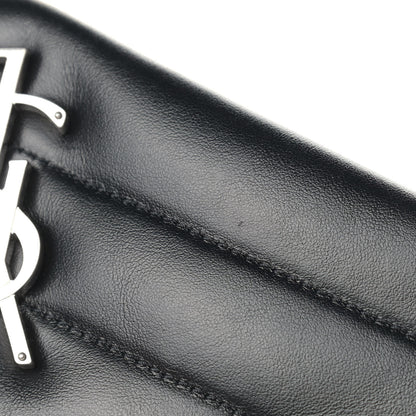 Saint Laurent Calfskin Y Quilted Monogram Small Loulou Chain Satchel Black 13 of 13