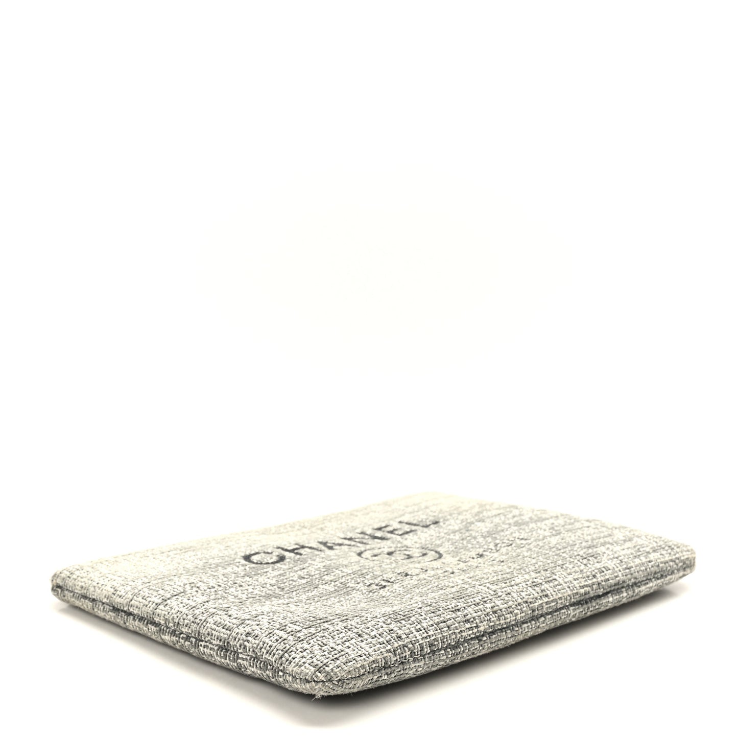 Canvas Medium Deauville Cosmetic Pouch Grey
