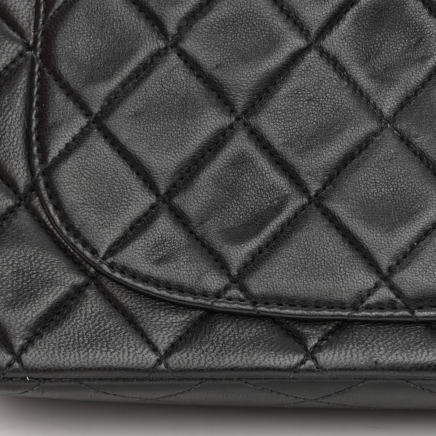 Chanel Lambskin Quilted Small Double Flap Black 16 of 16
