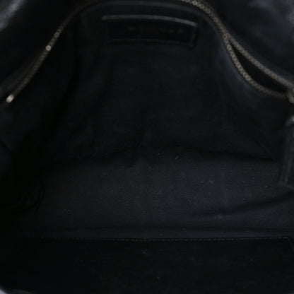Saint Laurent Crinkled Calfskin Matelasse Monogram Medium Niki Chain Satchel Storm 5 of 9
