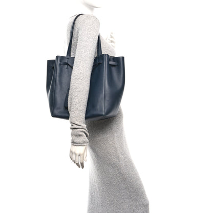 Celine Smooth Calfskin Small Tassel Cabas Phantom Black 2 of 9