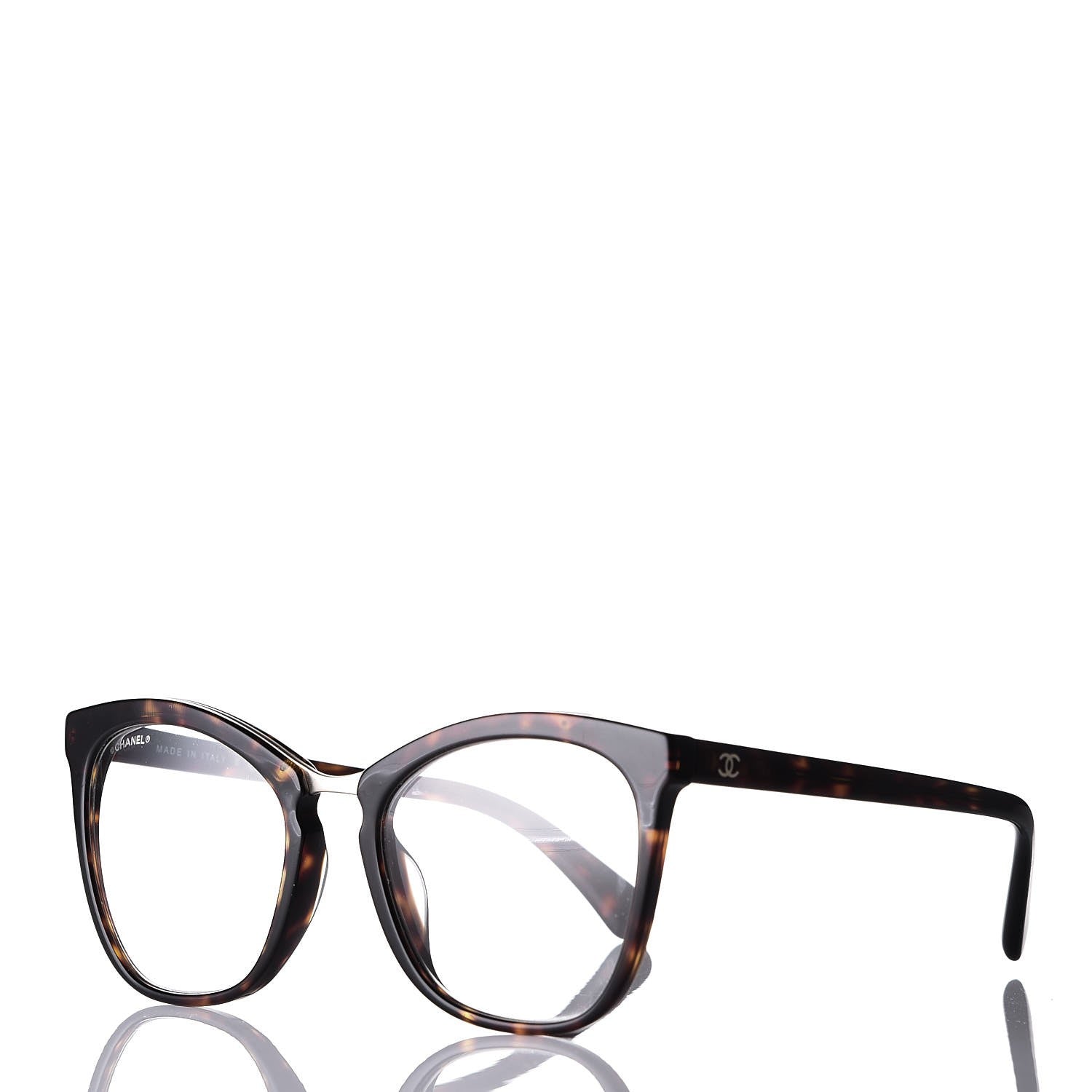 Chanel Clip On Sunglasses 5393-A Tortoise Beige 1 of 16