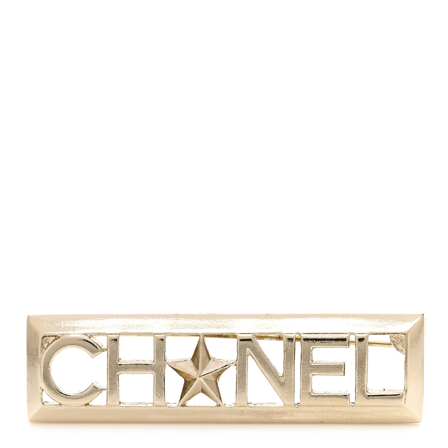 Star Logo Brooch Gold
