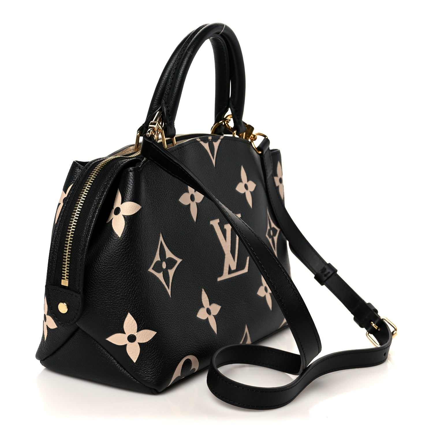Louis Vuitton Empreinte Monogram Giant Petit Palais Black Beige 3 of 9