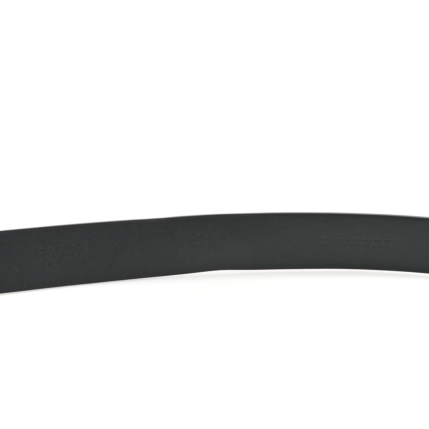 Calfskin Paris Button CC Belt 90/36 Black