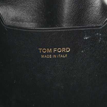 Tom Ford Calfskin Small Tassel Bucket Bag Black 7 of 17