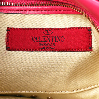 Valentino Garavani Calfskin Rockstud Camera Crossbody Bag Deep Fuxia 6 of 13