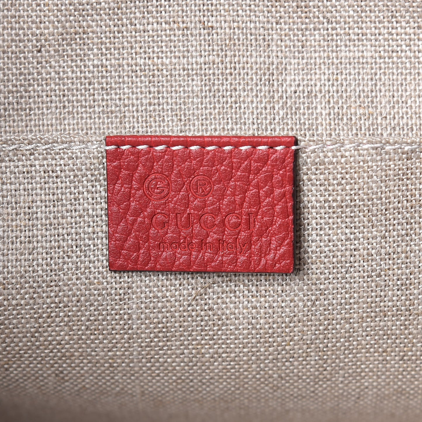 Calfskin Large Bamboo Clutch Red