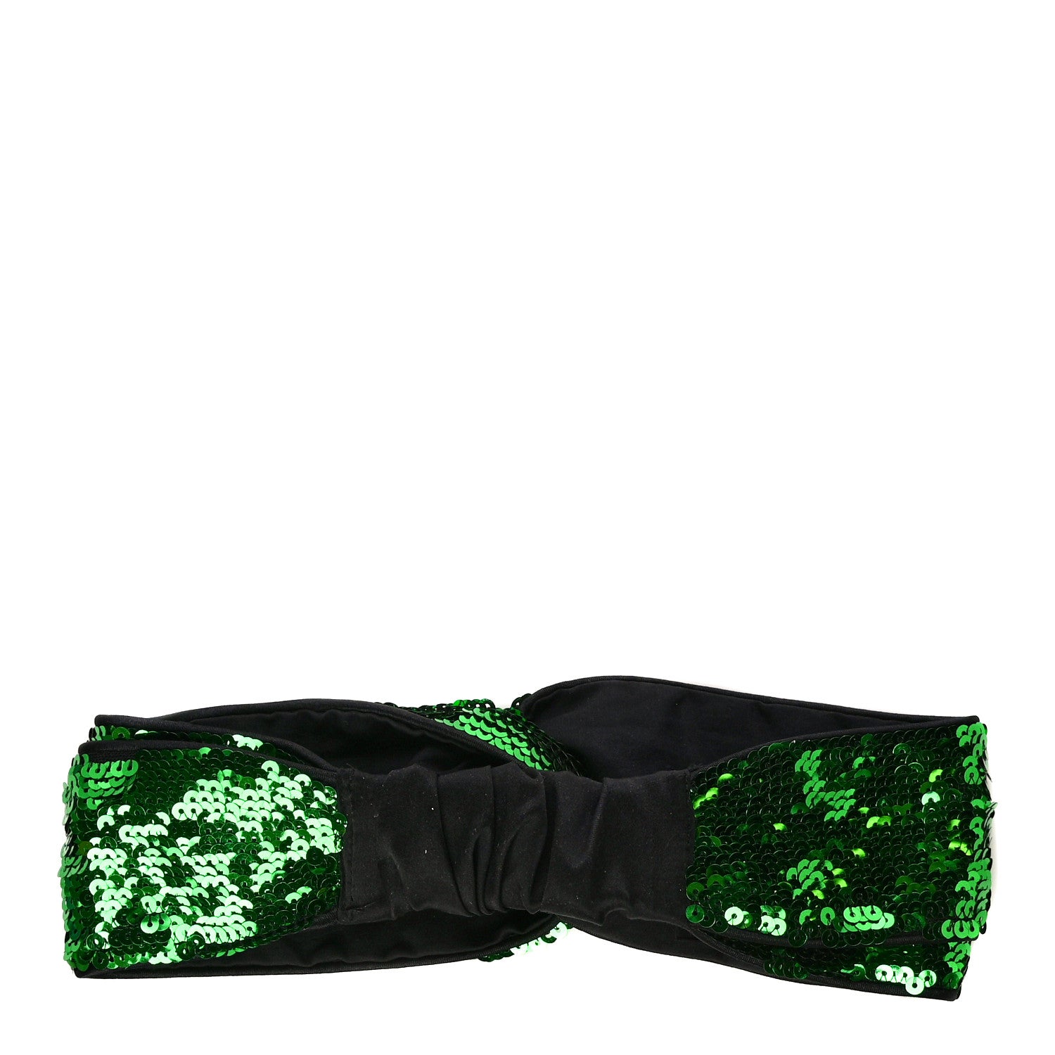 Gucci Sequin Brixy Knot Headband Green 2 of 7