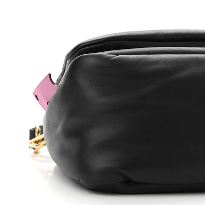 Off-White Calfskin Slouchy Nailed Clutch Black 11 of 12