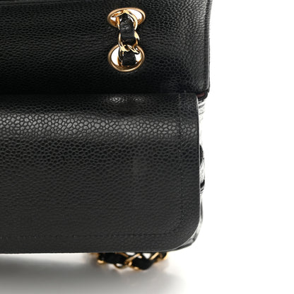 Chanel Caviar Quilted Medium Double Flap Black 13 of 16