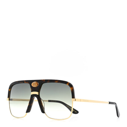 Gucci Aviator Sunglasses GG0478S Havana Black 1 of 7