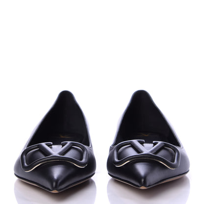 Valentino Garavani Nappa Vlogo Flats 38.5 Black 2 of 11