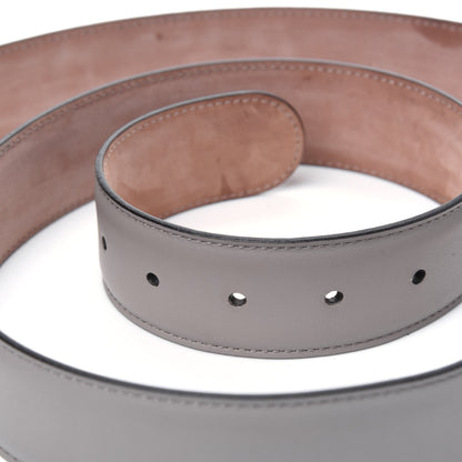 Gucci Moon Calfskin Interlocking G 37mm Belt 115 46 Storm Grey 9 of 10