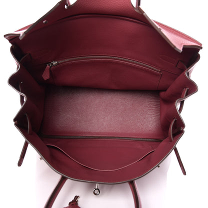 Hermes Taurillon Clemence Birkin 35 Bois de Rose 14 of 30
