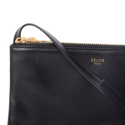Celine Lambskin Small Trio Crossbody Bag Black 11 of 12