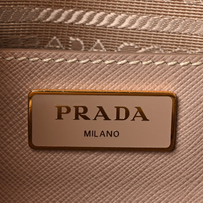 Prada Saffiano Lux Large Galleria Double Zip Tote Cammeo 6 of 9