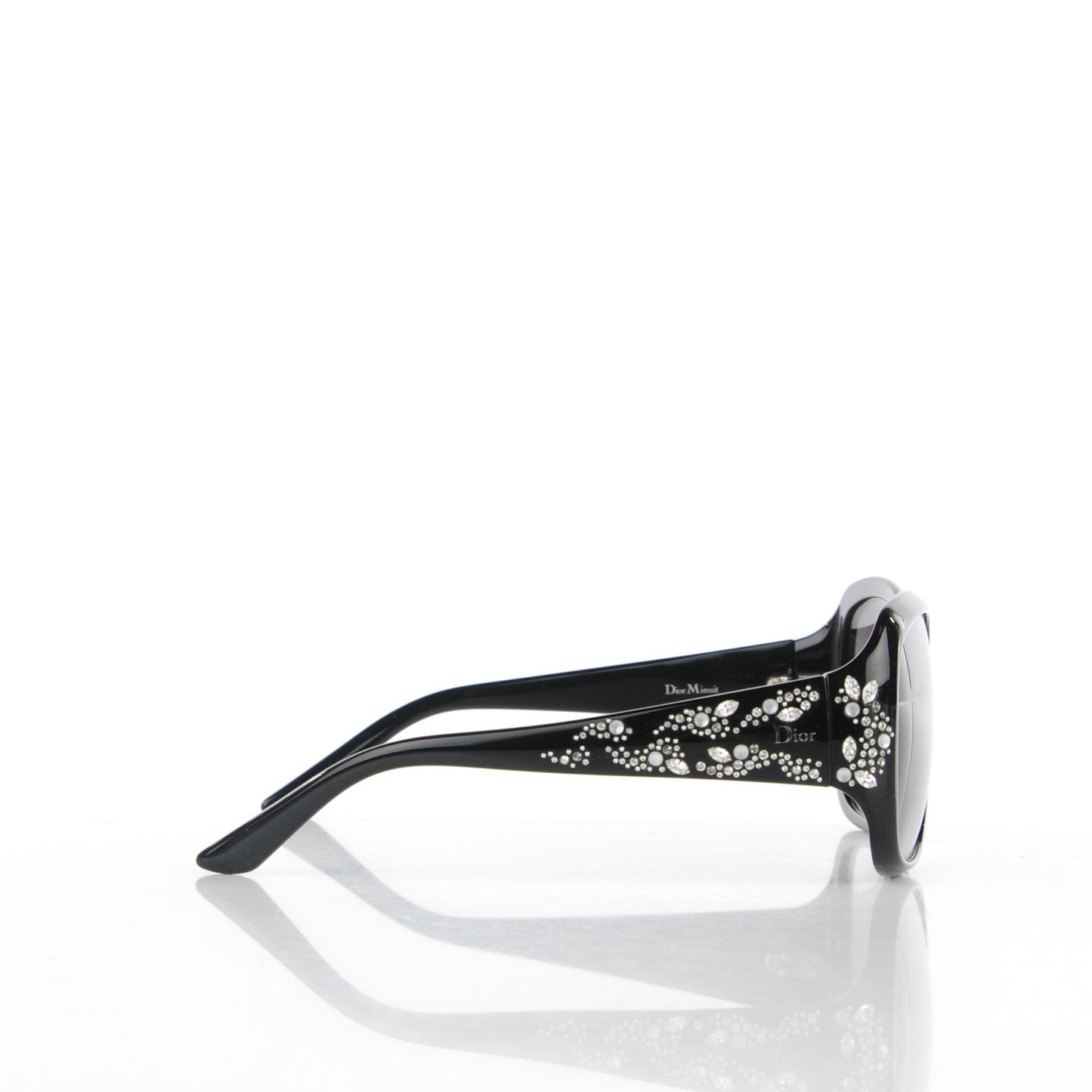 Crystal Minuit Sunglasses Black