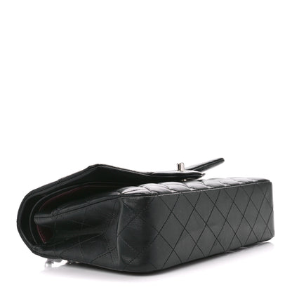Chanel Lambskin Quilted Medium Double Flap Black 4 of 12