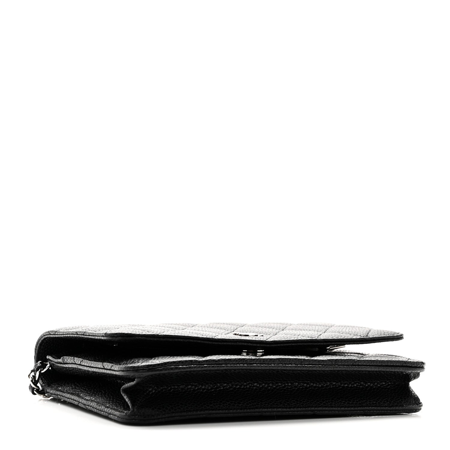 Chanel Caviar Quilted Wallet On Chain WOC Black 4 of 12