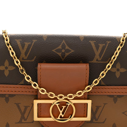 Louis Vuitton Reverse Monogram Dauphine Chain Wallet 7 of 11