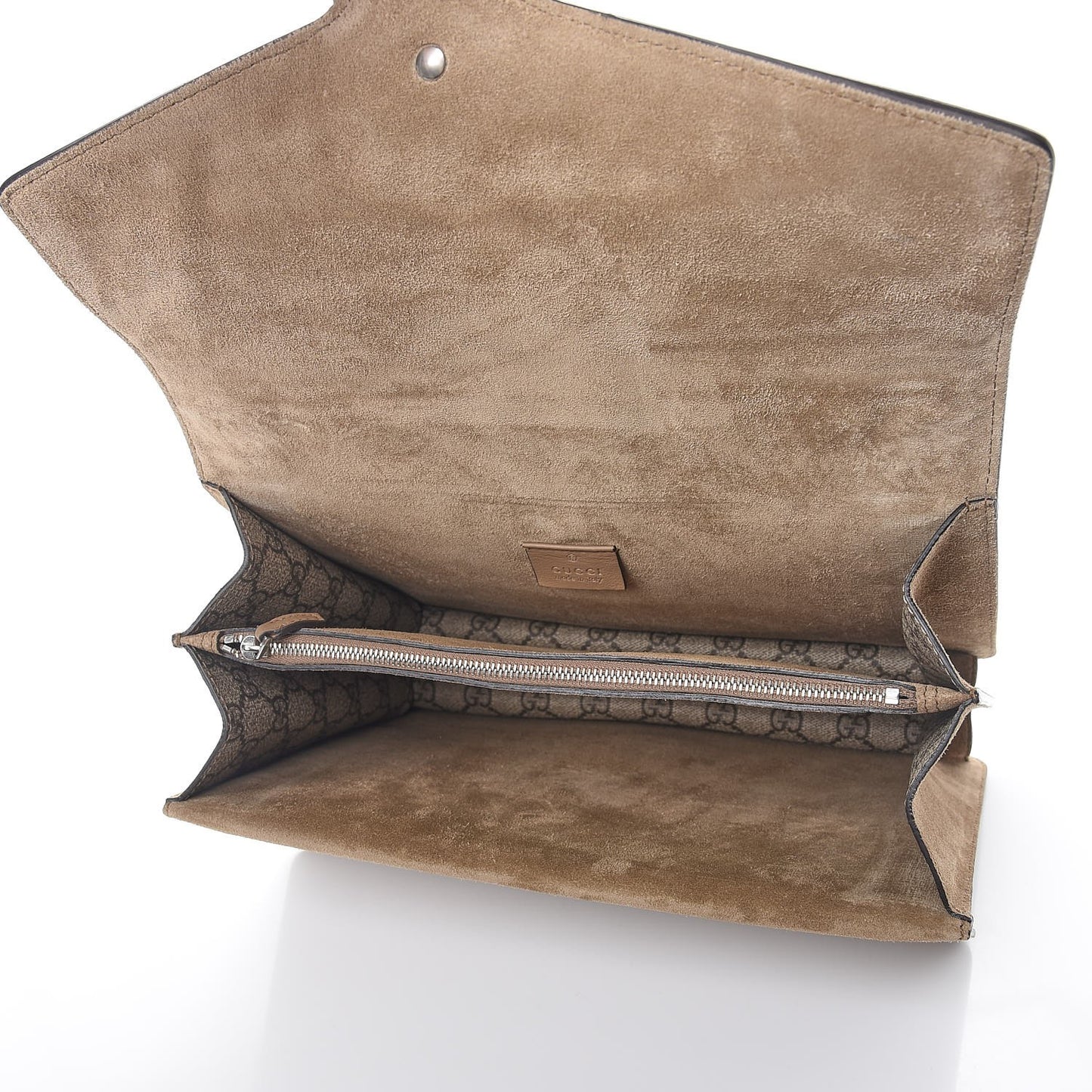 GG Supreme Monogram Medium Dionysus Shoulder Bag Taupe