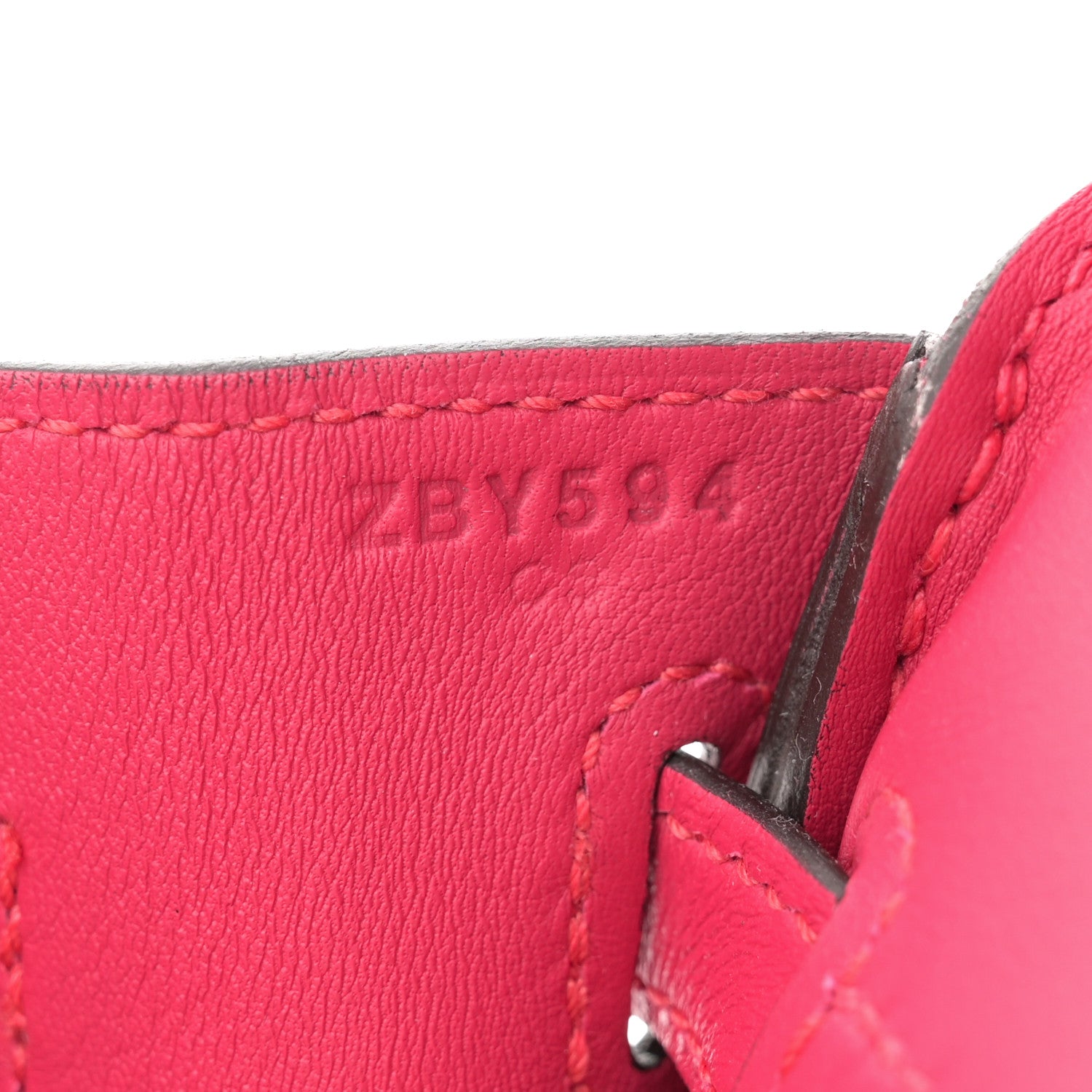 Hermes Swift Birkin 25 Framboise 7 of 13