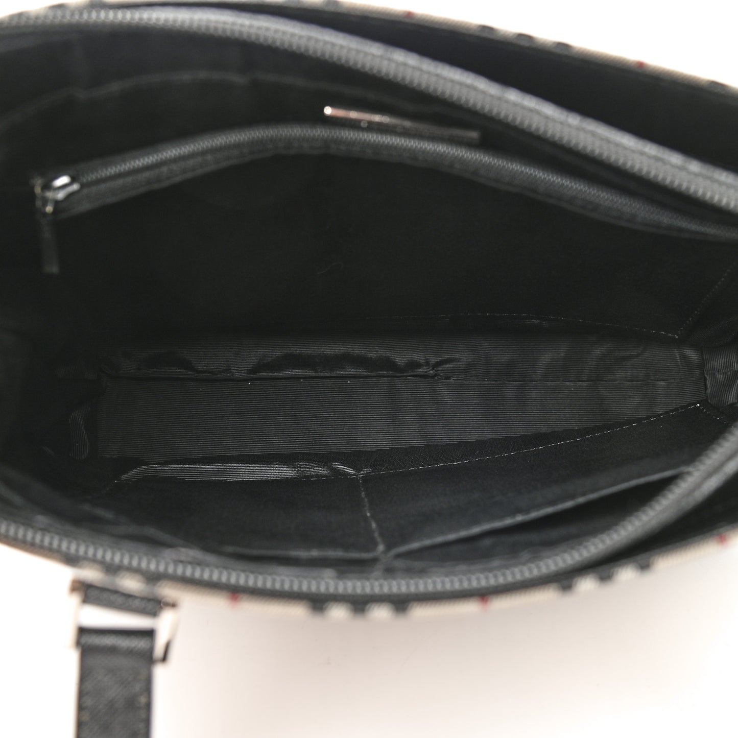 Vintage Check Tote Black