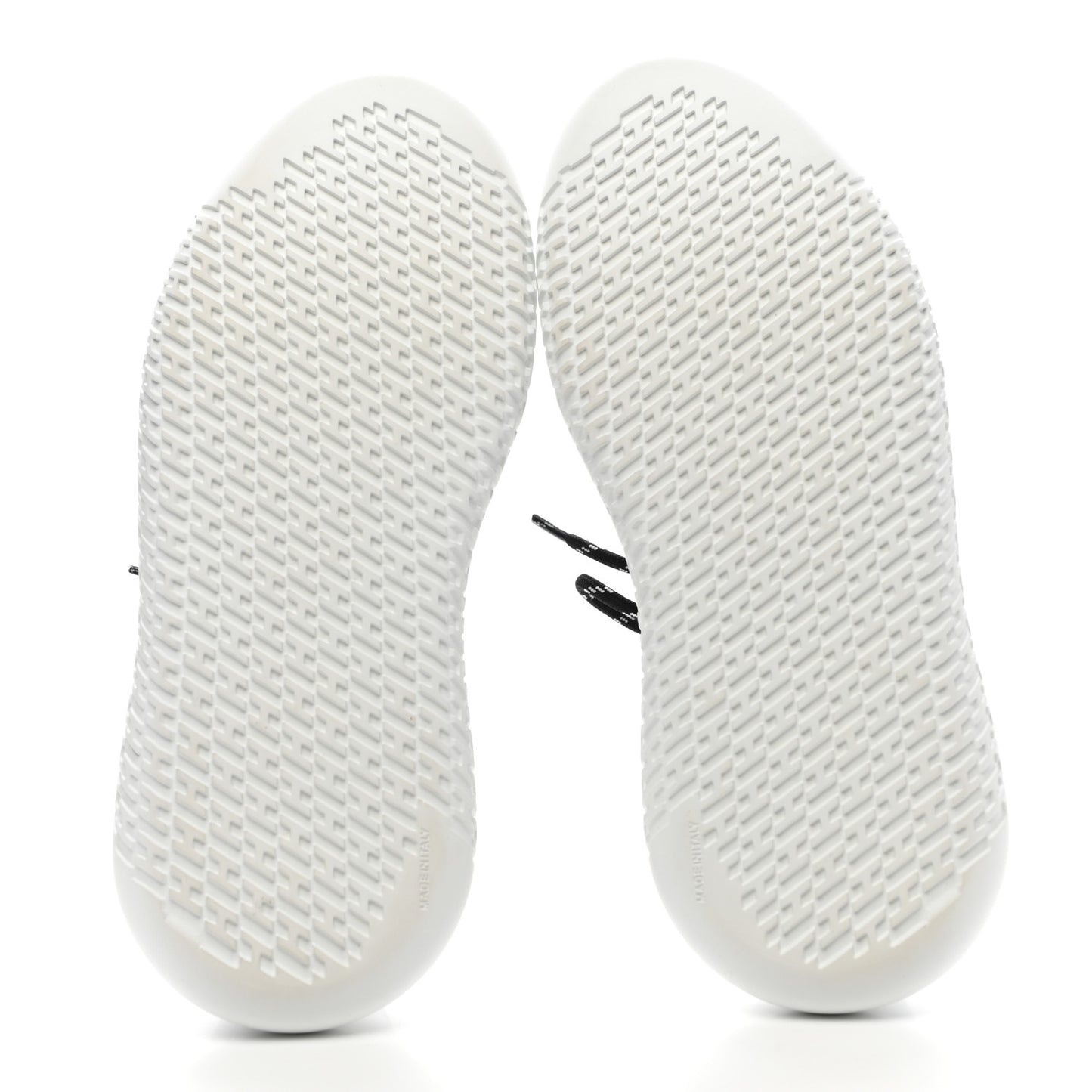 Technical Canvas Calfskin Womens Duel Sneakers 36 White Black