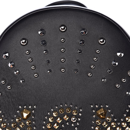 MCM Smooth Calfskin Radial Studded Small Stark Backpack Black 7 of 10