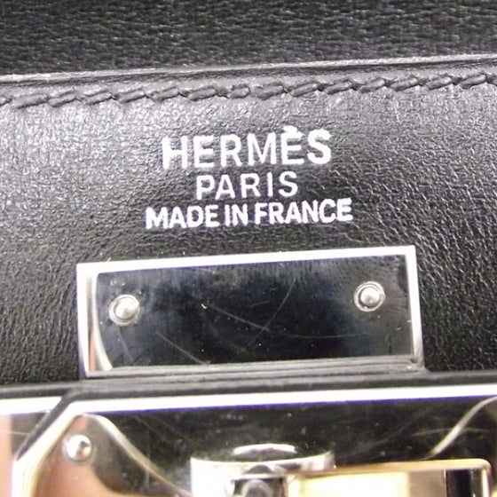 Hermes Box Leather Kelly 32 Black 8 of 10