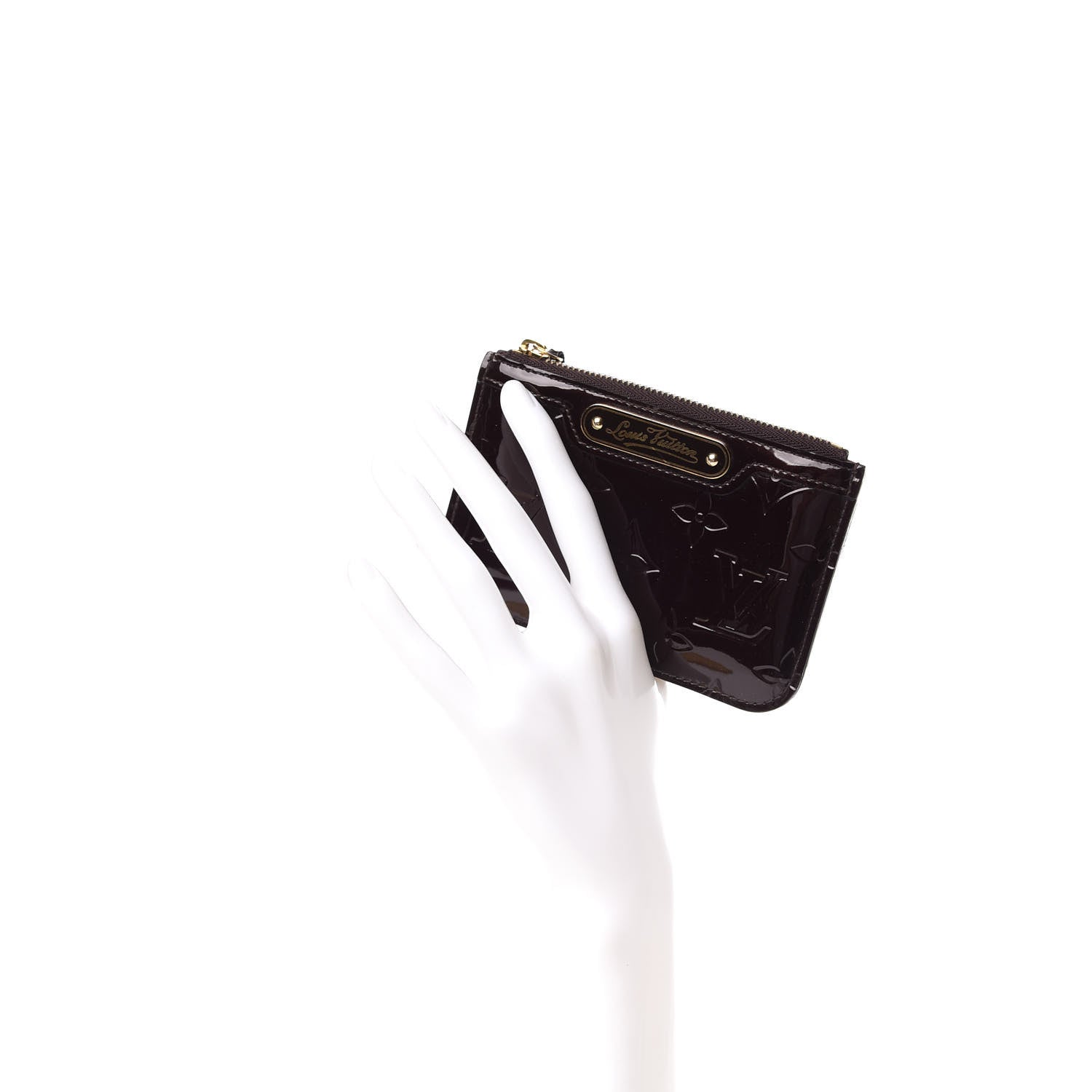 Louis Vuitton Vernis Key Pouch Amarante 2 of 8