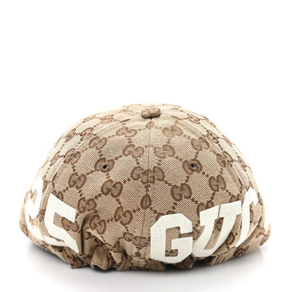 Gucci Monogram Patch Logo Soft Baseball Hat L Beige Cocoa 5 of 10