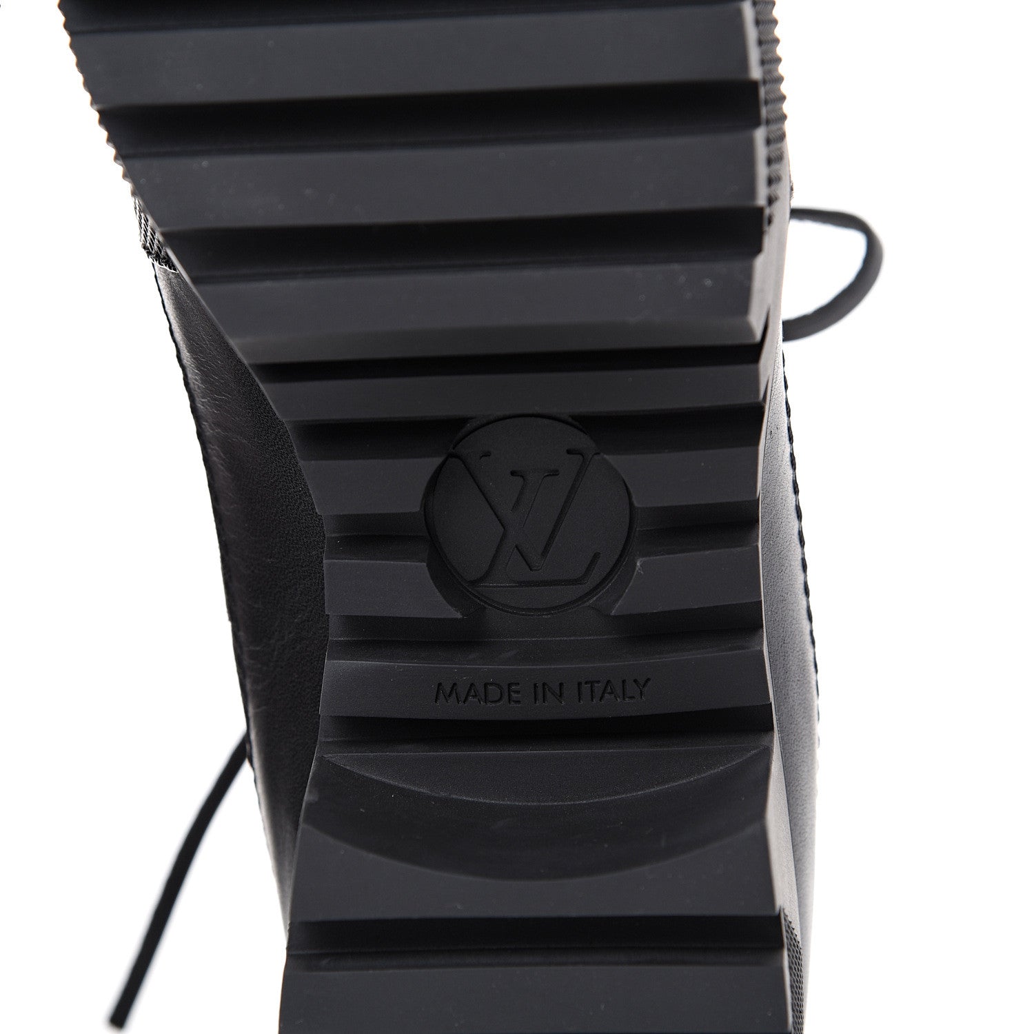 Louis Vuitton Suede Calfskin Catogram Laureate Platform Desert Boots 40 Black 6 of 7