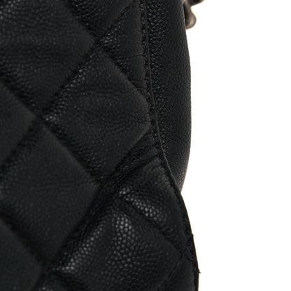 Chanel Caviar Quilted Small CC Bucket Bag Black 14 of 14