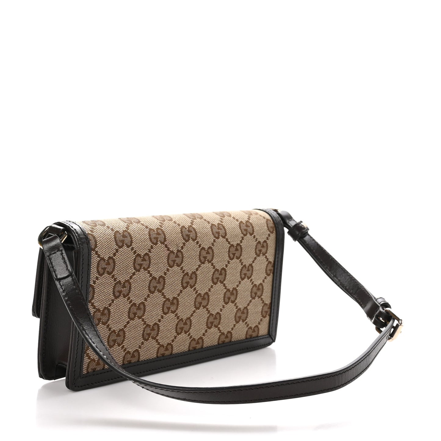 GG Monogram Mini Luce Shoulder Bag Beige Ebony