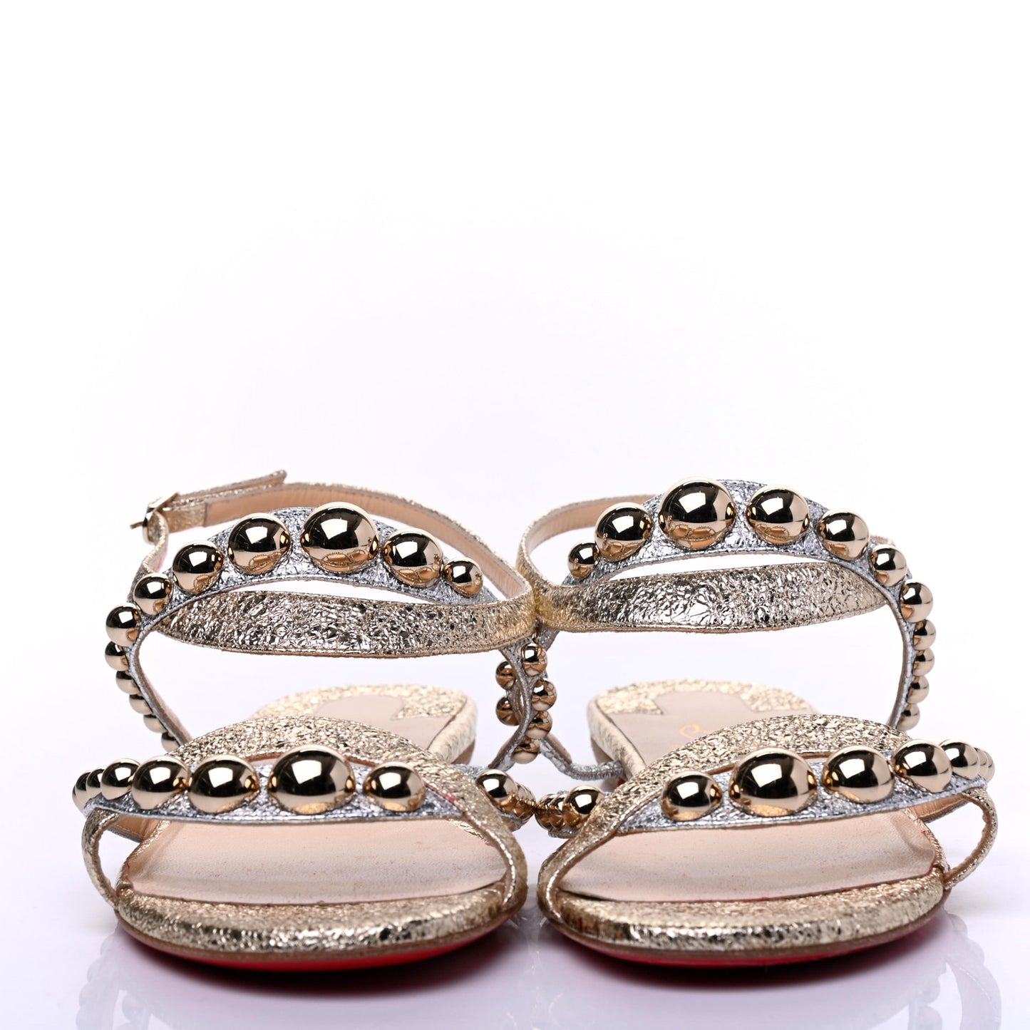 Specchio Vintage Galeria Flat Sandals 39 Platine Light Gold
