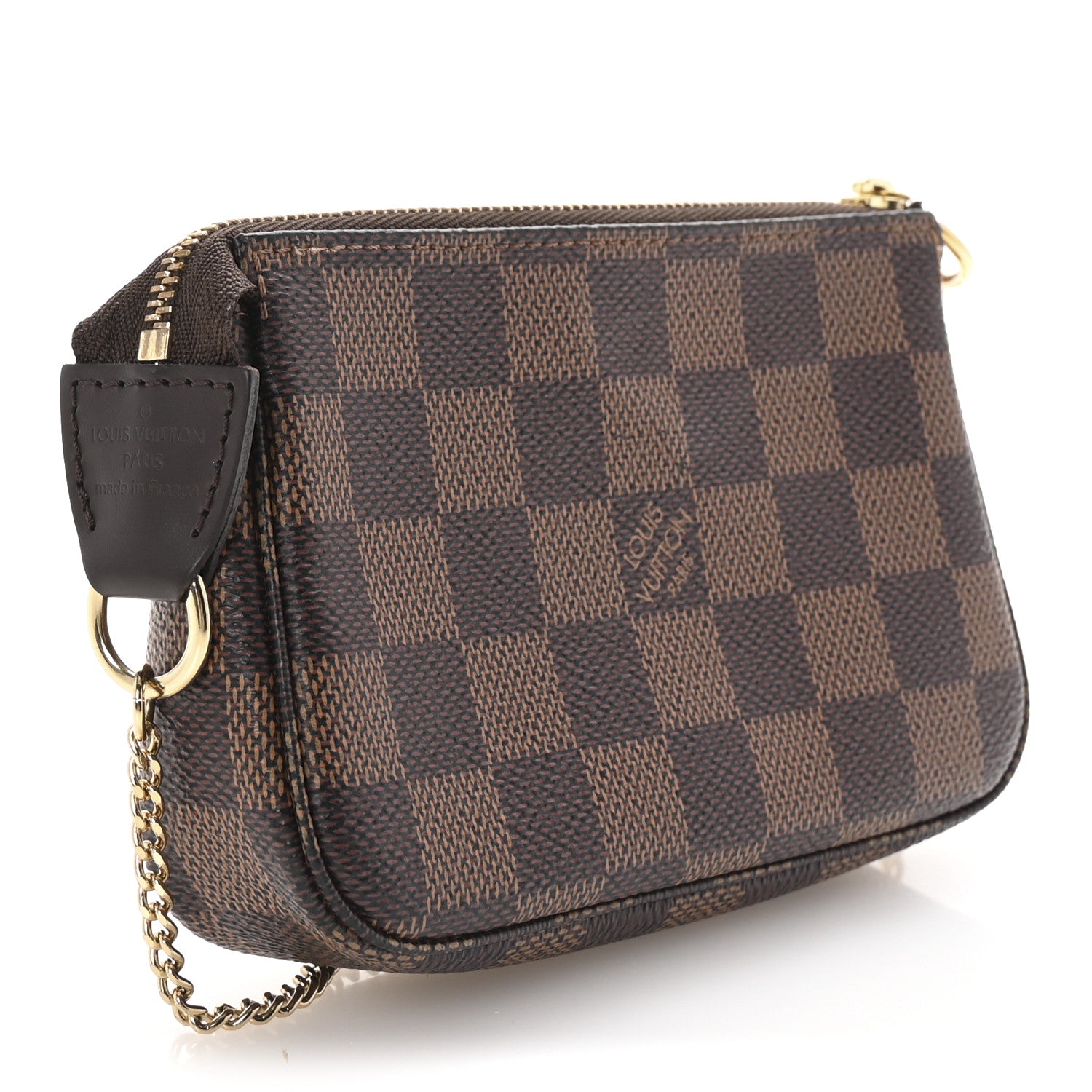 Louis Vuitton Damier Ebene Mini Pochette Accessories 3 of 8