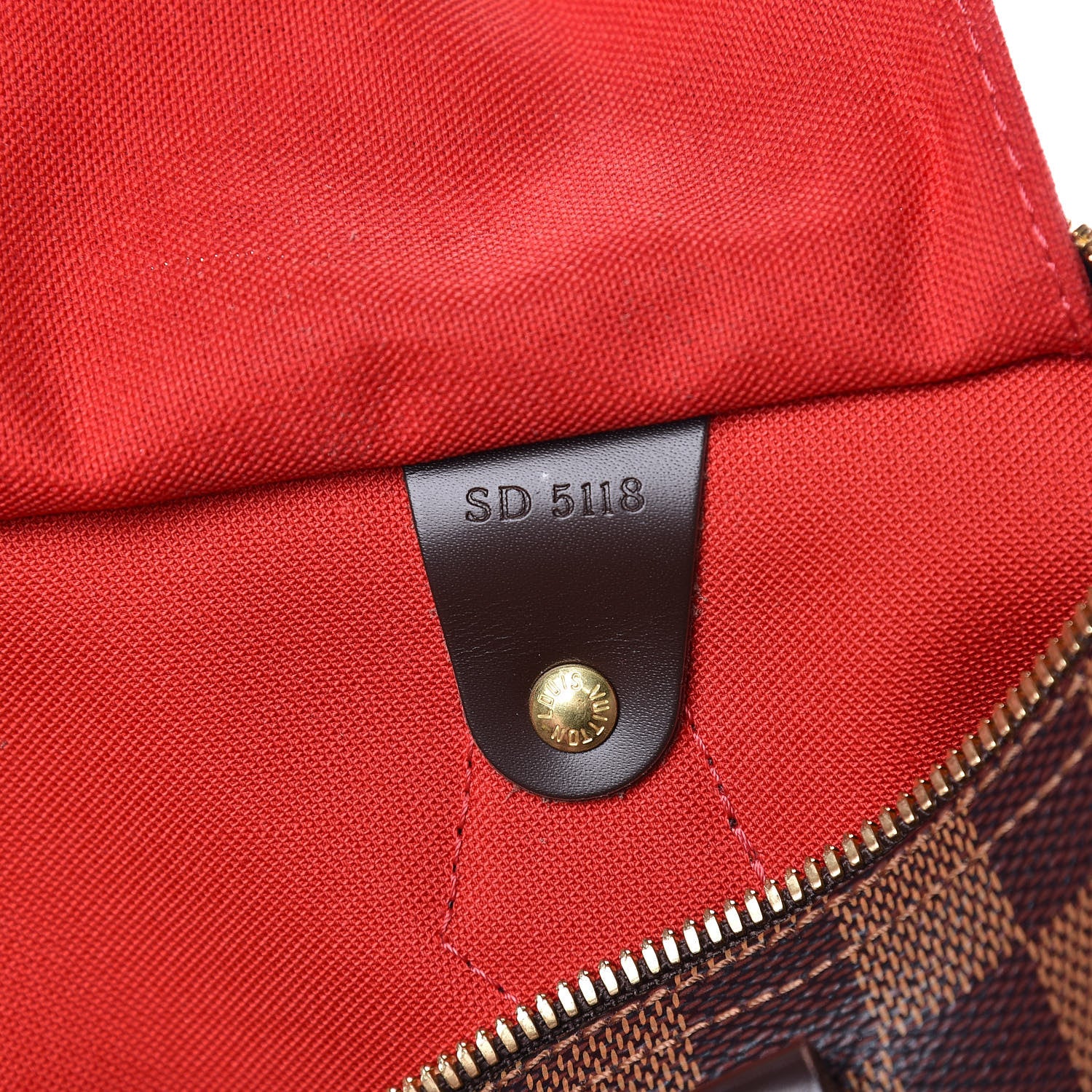 Louis Vuitton Damier Ebene Speedy Bandouliere 30 9 of 12