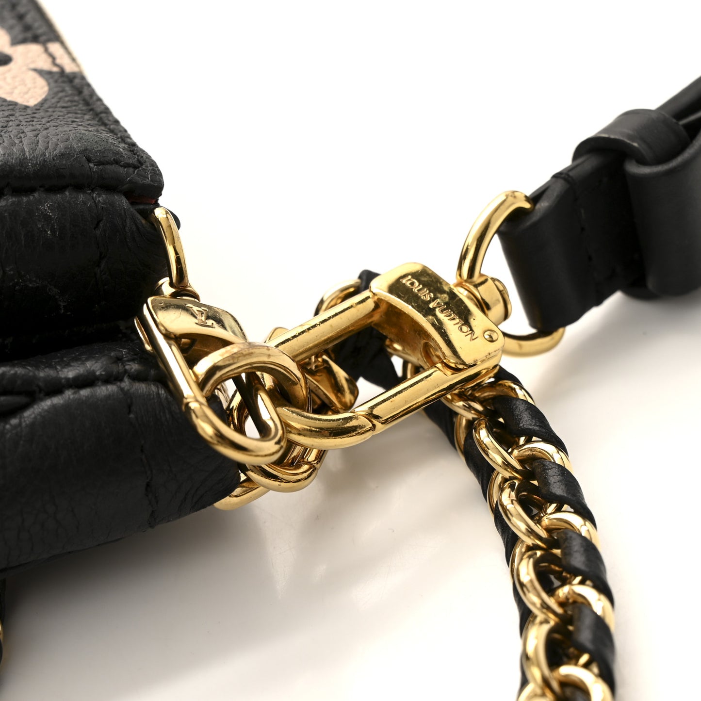 Empreinte Monogram Giant Multi Pochette Accessories Black Beige