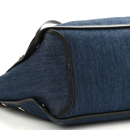 Givenchy Denim Medium Logo Bond Shopper Tote Blue 10 of 11