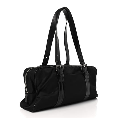 Prada Tessuto Nylon Vernice Bauletto Black 3 of 8