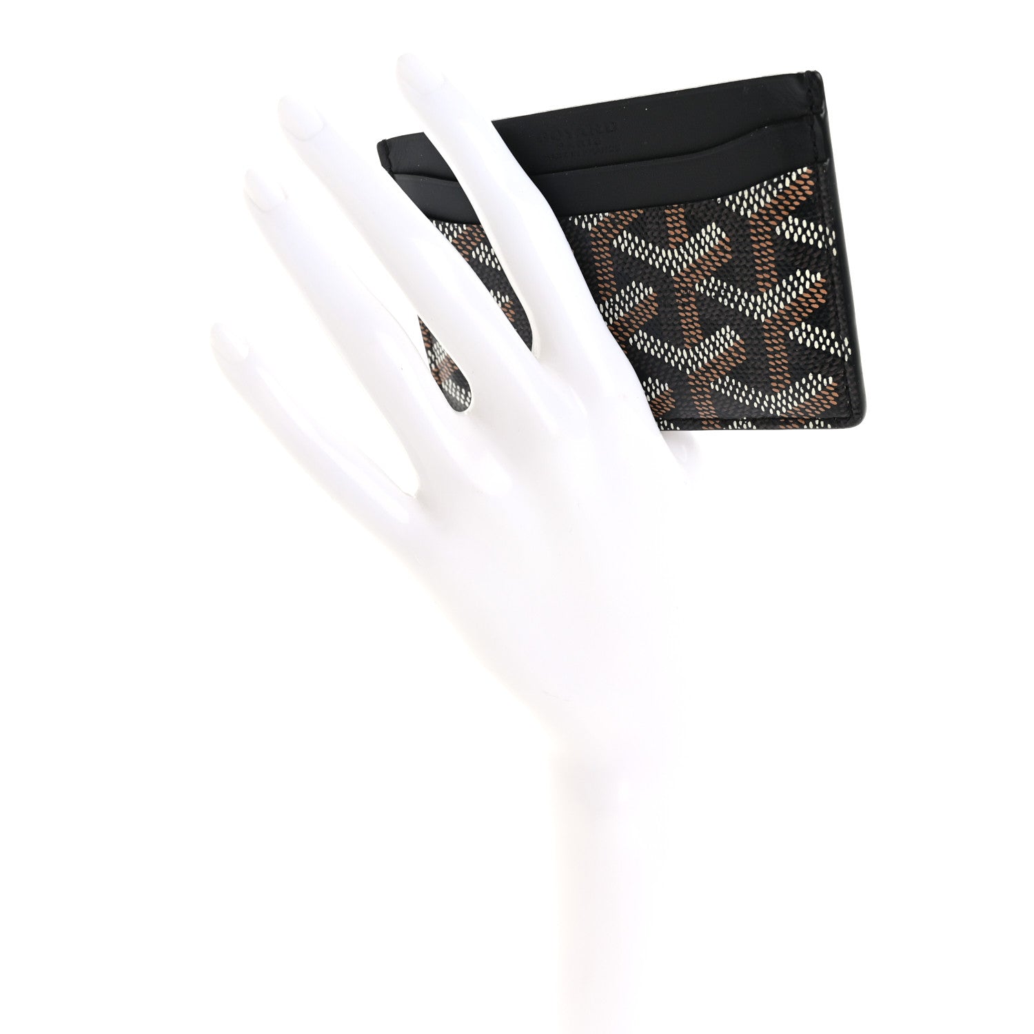 Goyard Goyardine Saint Sulpice Card Holder Black 2 of 8